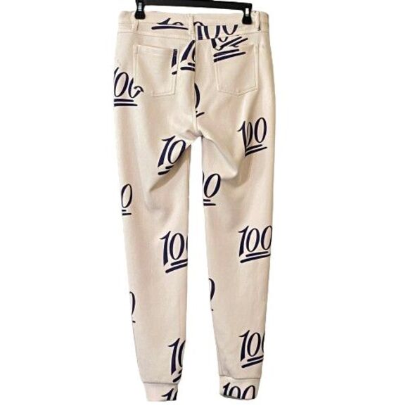 Womens Pants Size L Juniors Graffiti Urban Streetwear Like An Angel Keep it 100! - Picture 2 of 8